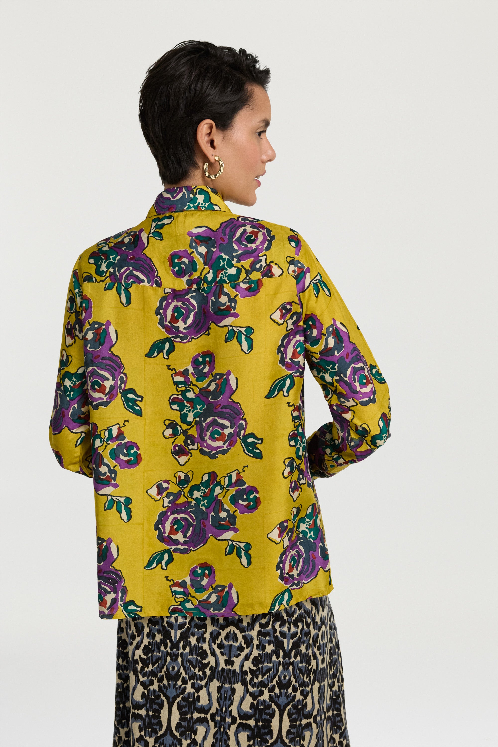 RECO PRIX : 207,5 // Bella Shirt Orihime Roses Green Gold