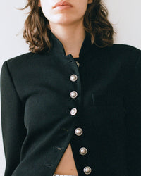 Veste Tolly en lin - Black