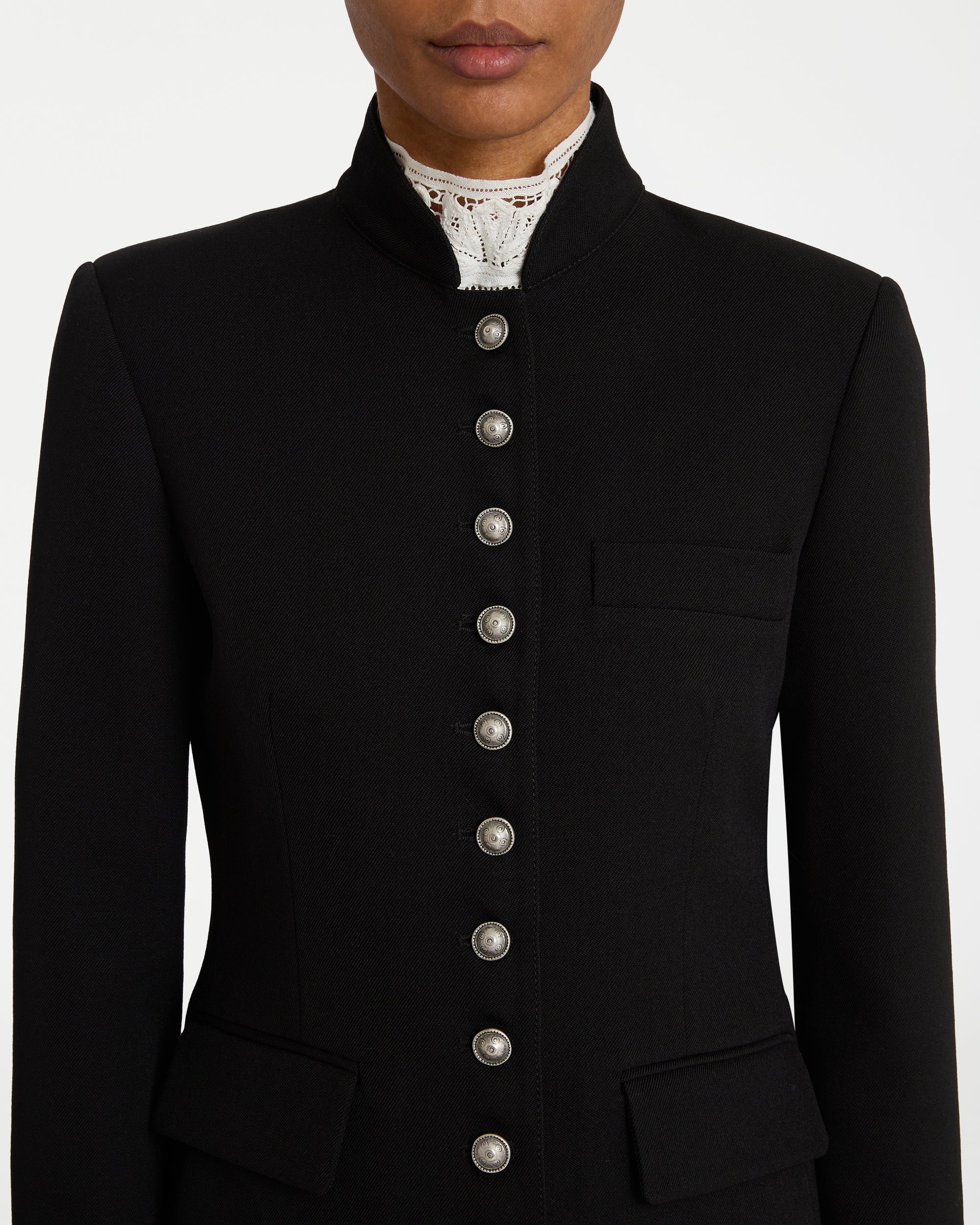 Veste Tolly en lin - Black