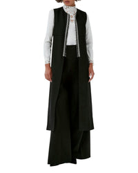 Gilet sans manches Felix en lin - Black