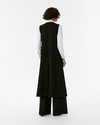 Gilet sans manches Felix en lin - Black