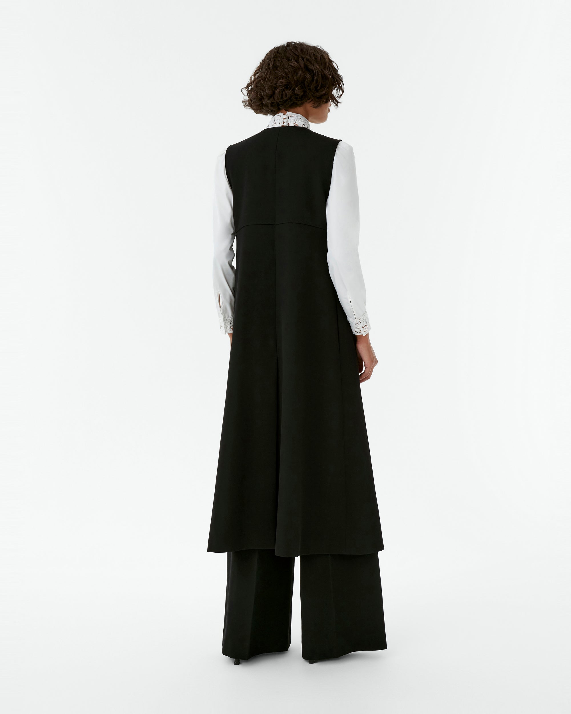 Gilet sans manches Felix en lin - Black