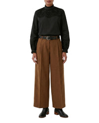 Mona blouse in linen - Black