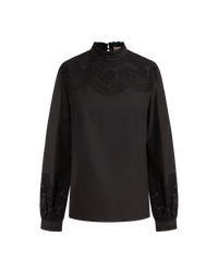 Mona blouse in linen - Black