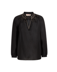 Blouse Ilizia en lin - Black