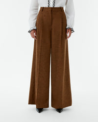 Pantalon Lola en lin - Brown
