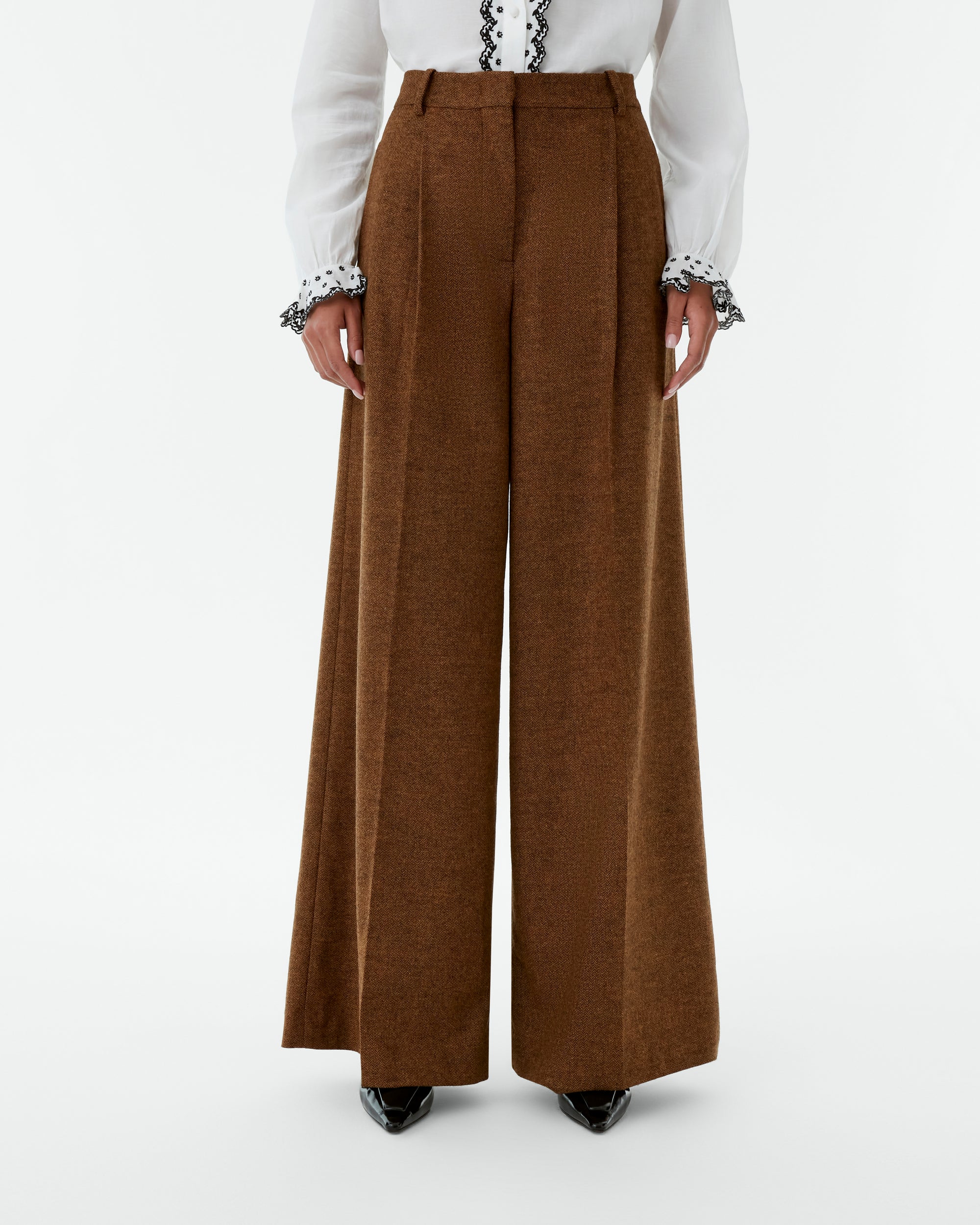 Pantalon Lola en lin - Brown