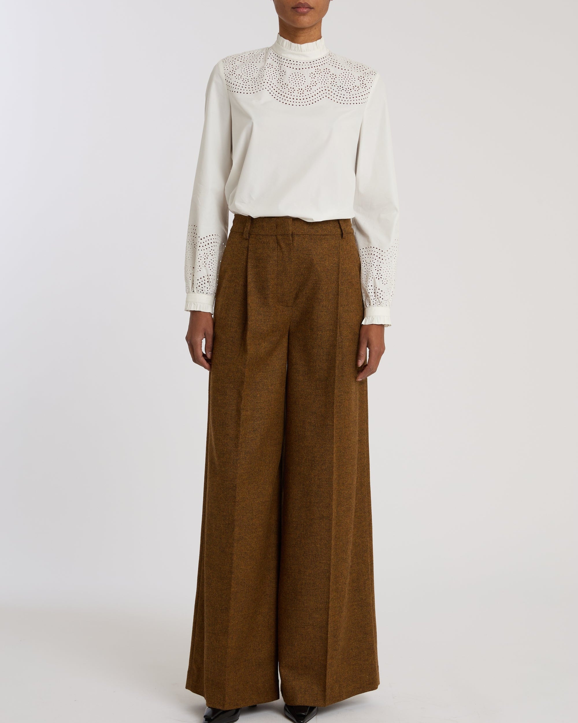 Pantalon Lola en lin - Brown