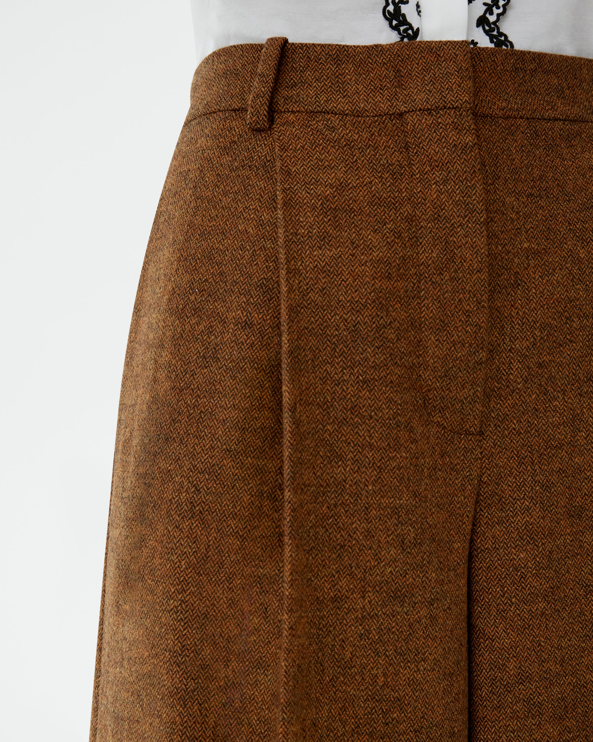 Pantalon Lola en lin - Brown