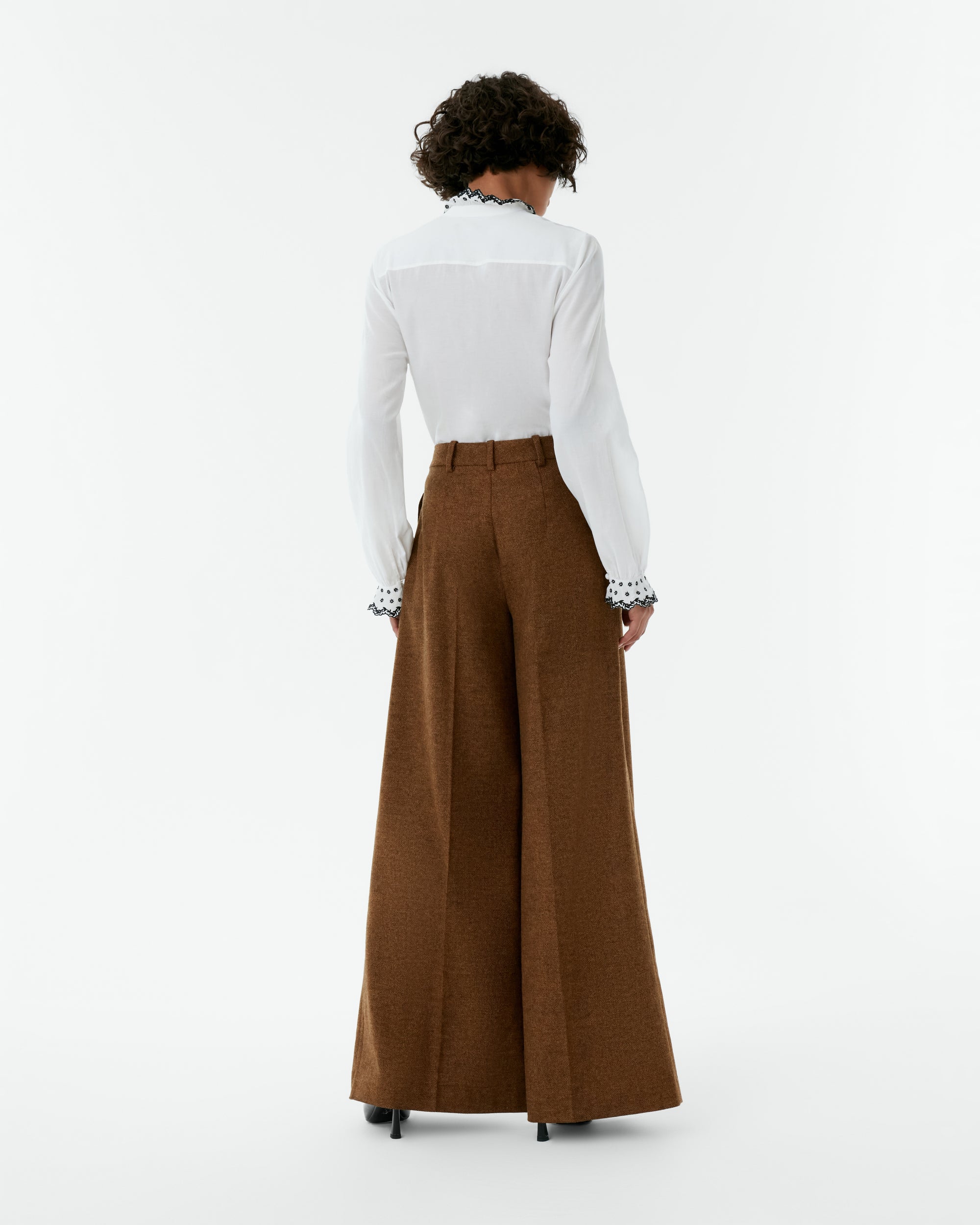 Pantalon Lola en lin - Brown