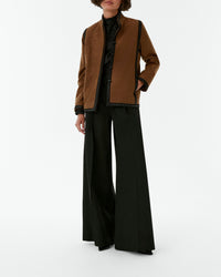 Marina jacket in linen - Brown