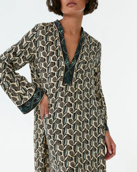 Caftan long Jenna en lin - Light