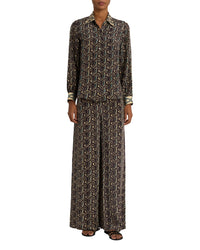 Chemise Ladan en soie - Dark