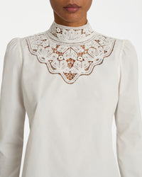 Blouse Mikha en lin - White