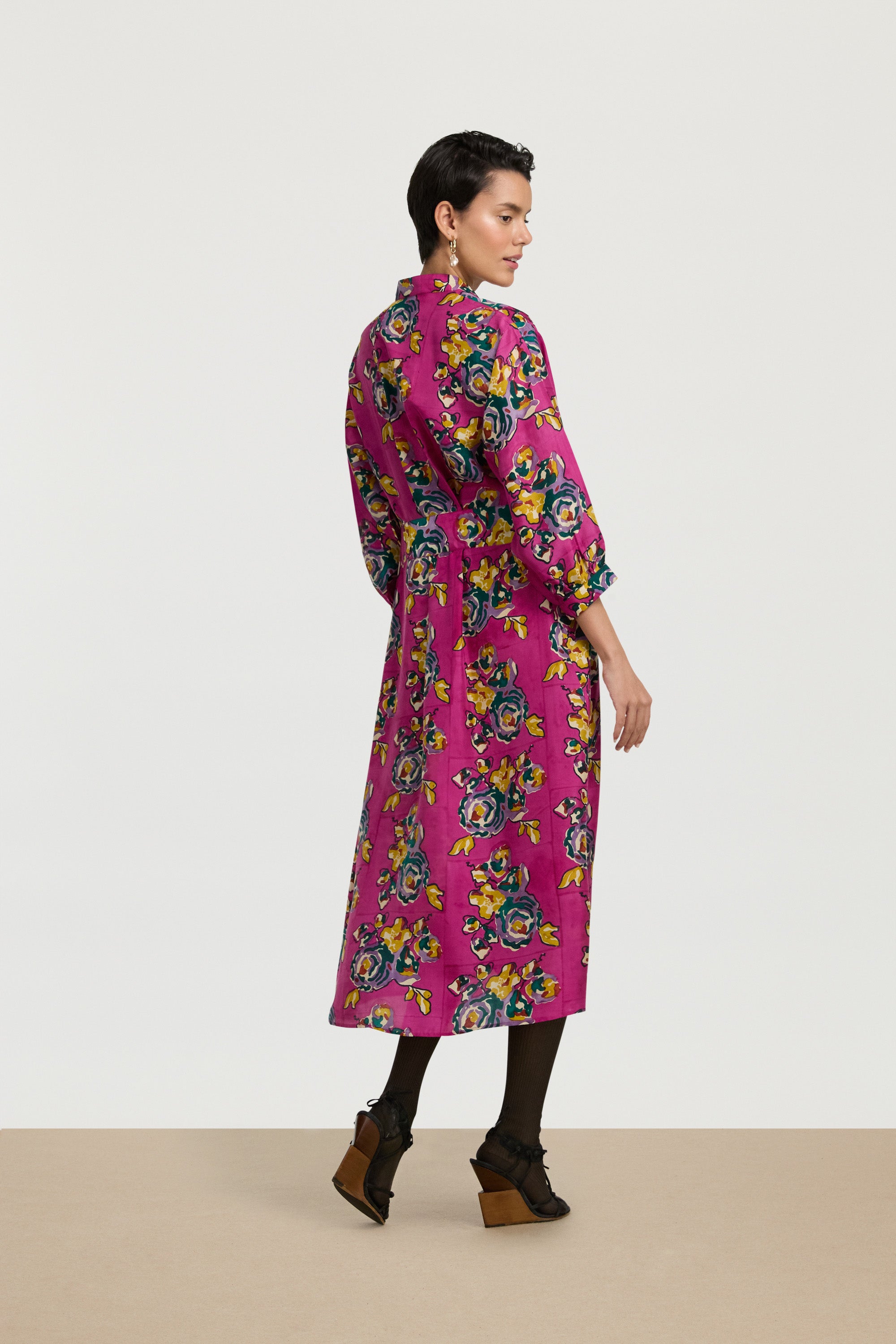 RECO PRIX : 280 // Lotty Dress Orihime Roses Fuxia