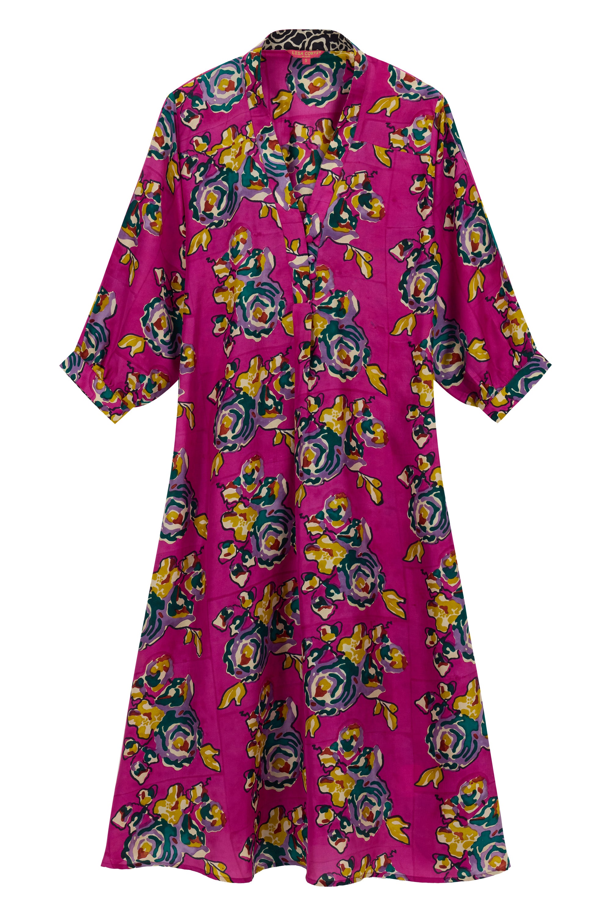 RECO PRIX : 280 // Lotty Dress Orihime Roses Fuxia