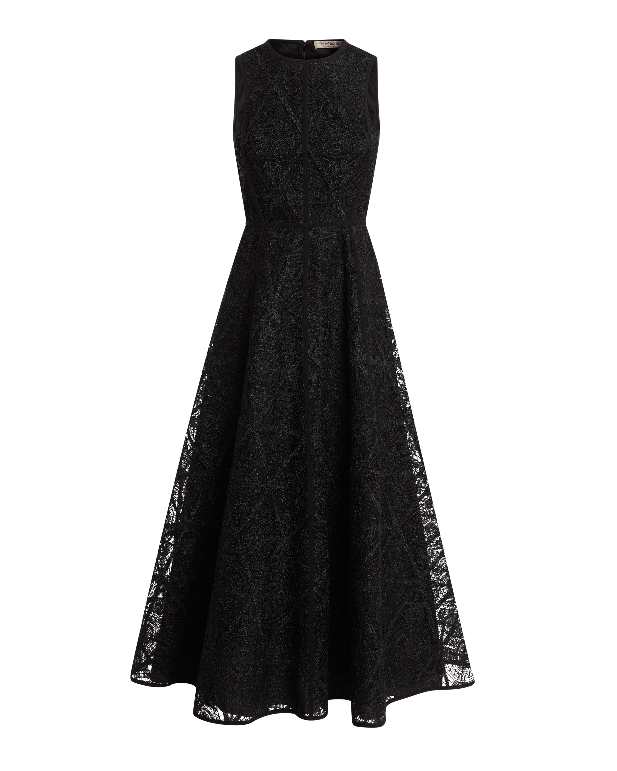 Robe midi Clodette en lin - Black