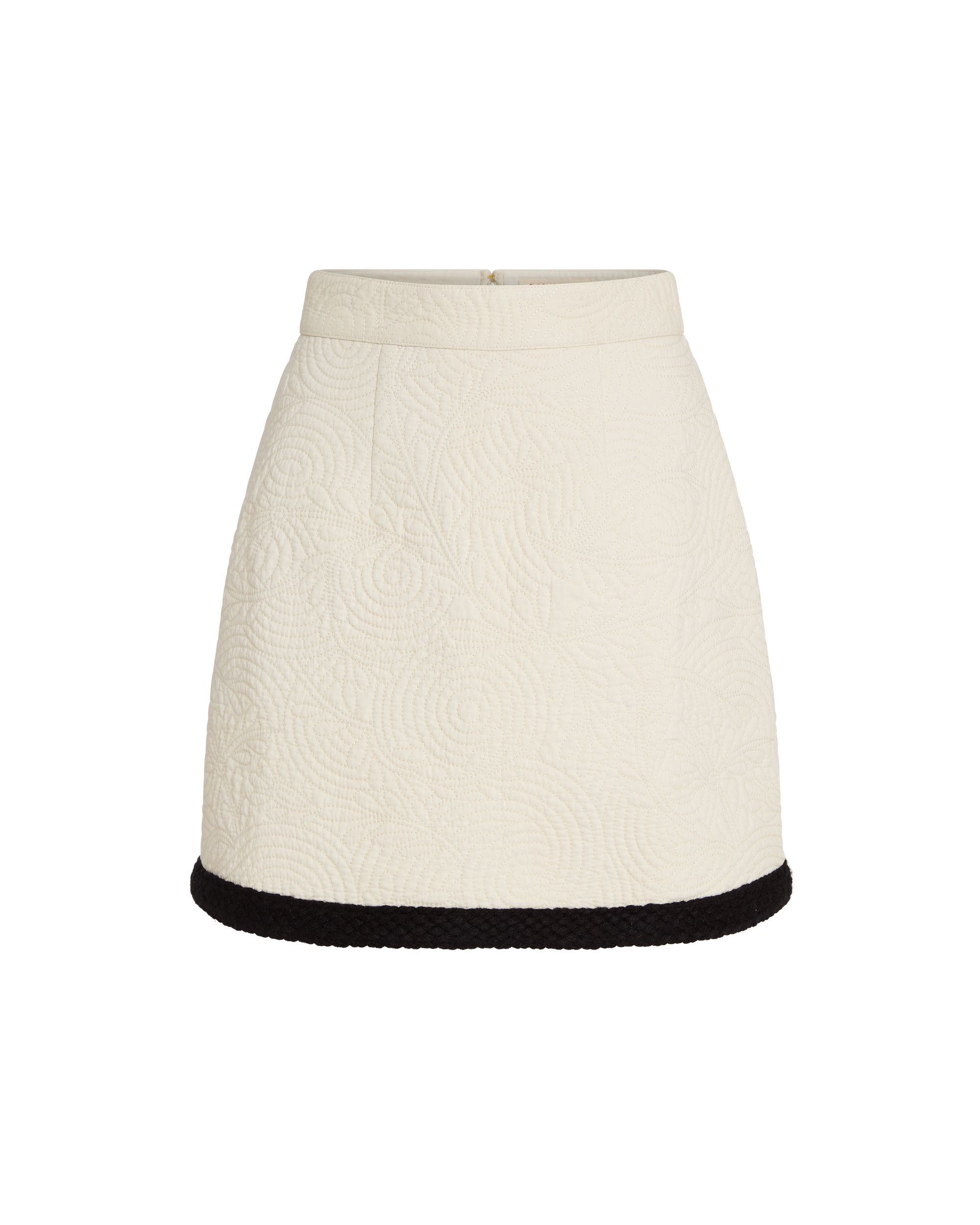 Giuliana short skirt in linen - White