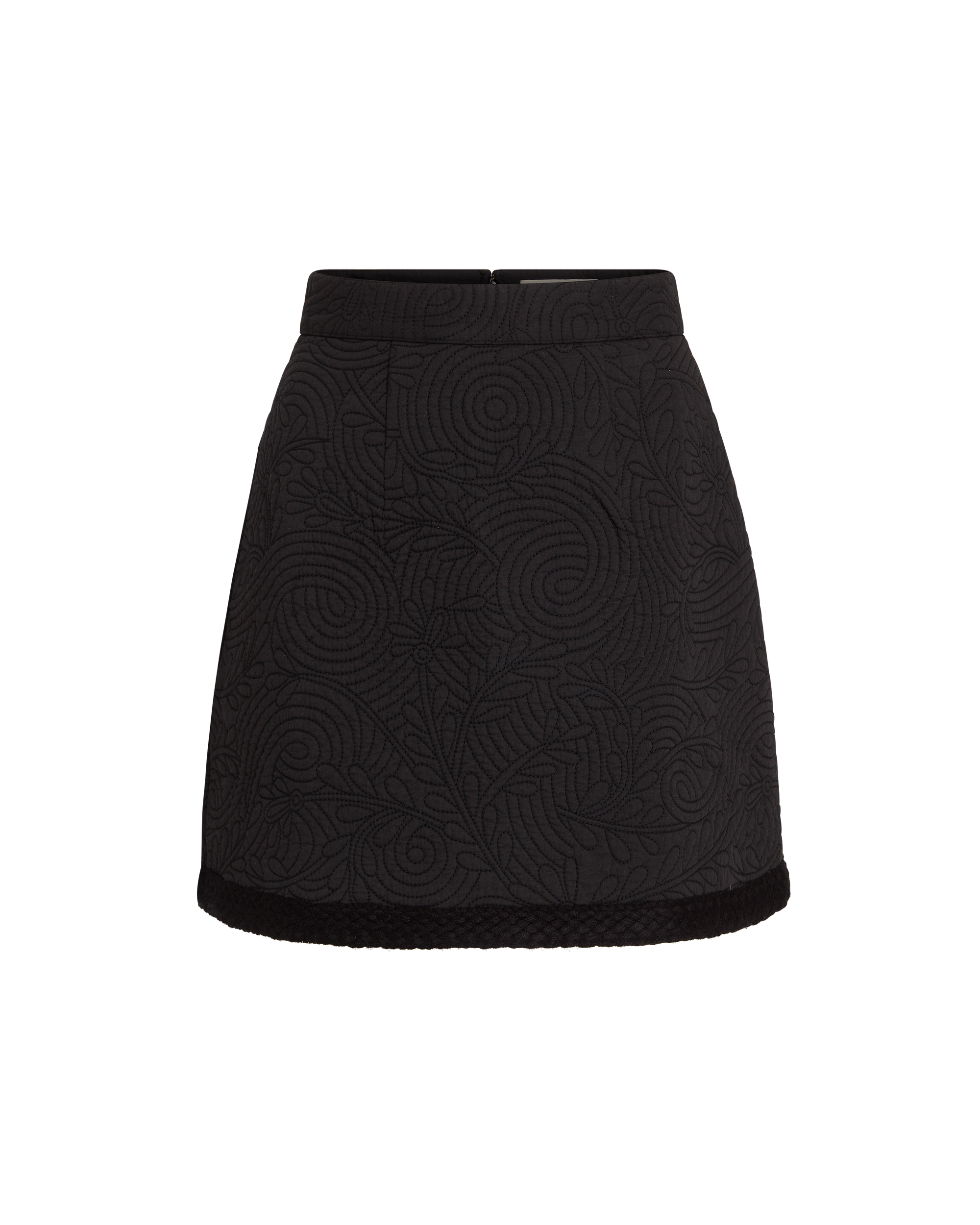 Giuliana short skirt in linen - Black