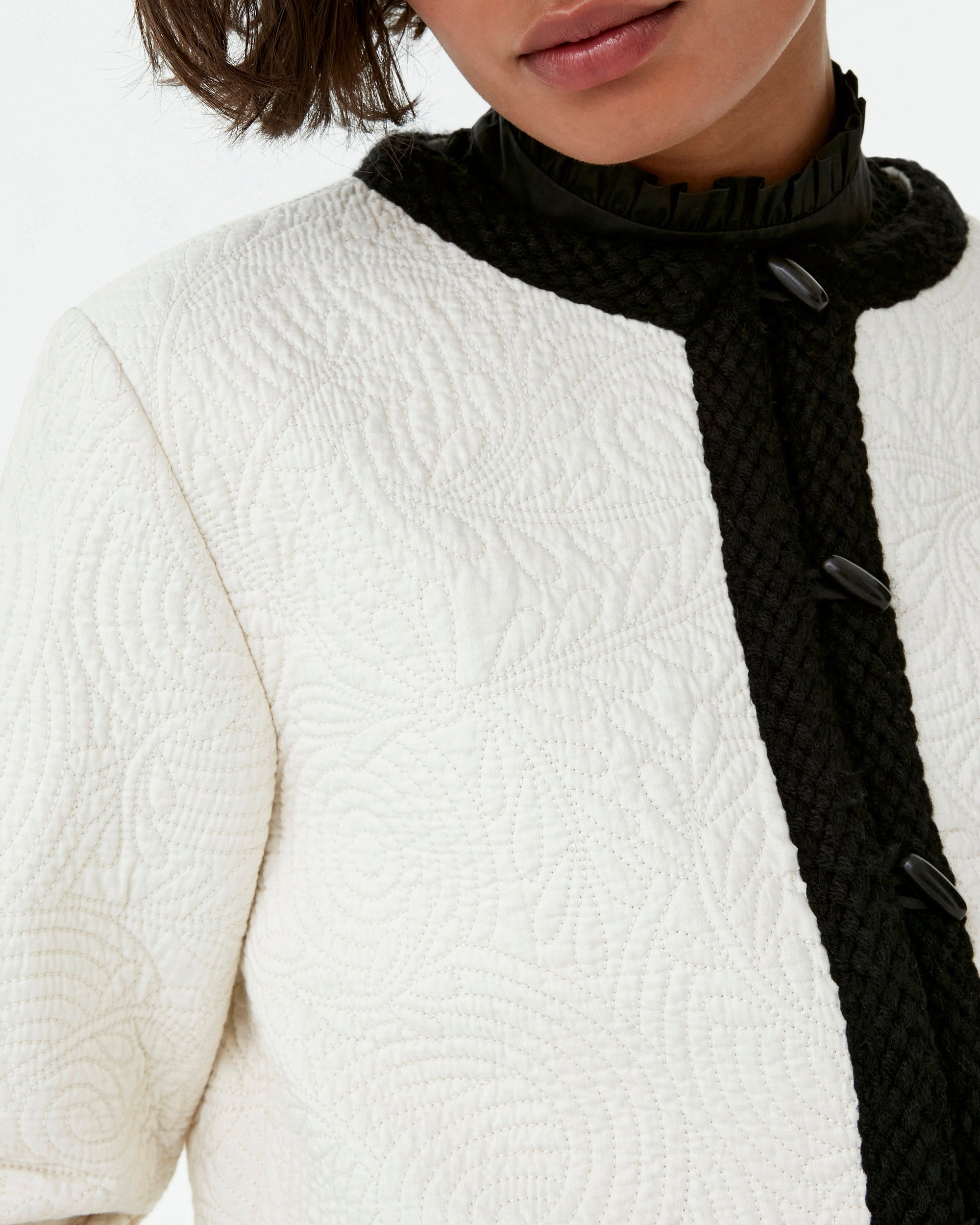 Veste Iole en lin - White