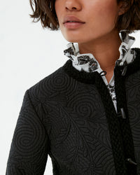 Iole jacket in linen - Black