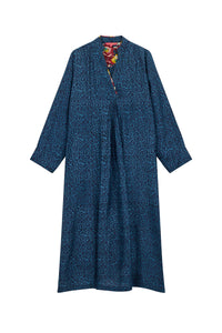 Radha long silk dress - Neutral