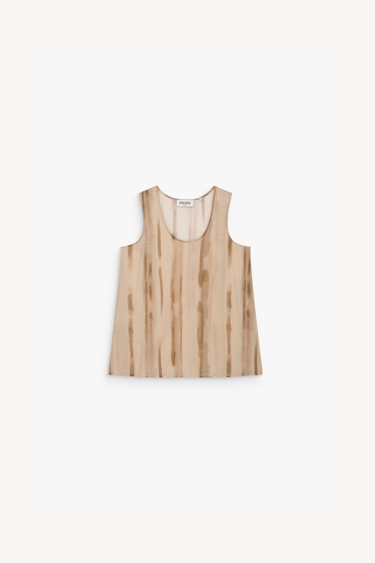 Debardeur col u - Beige Moyen