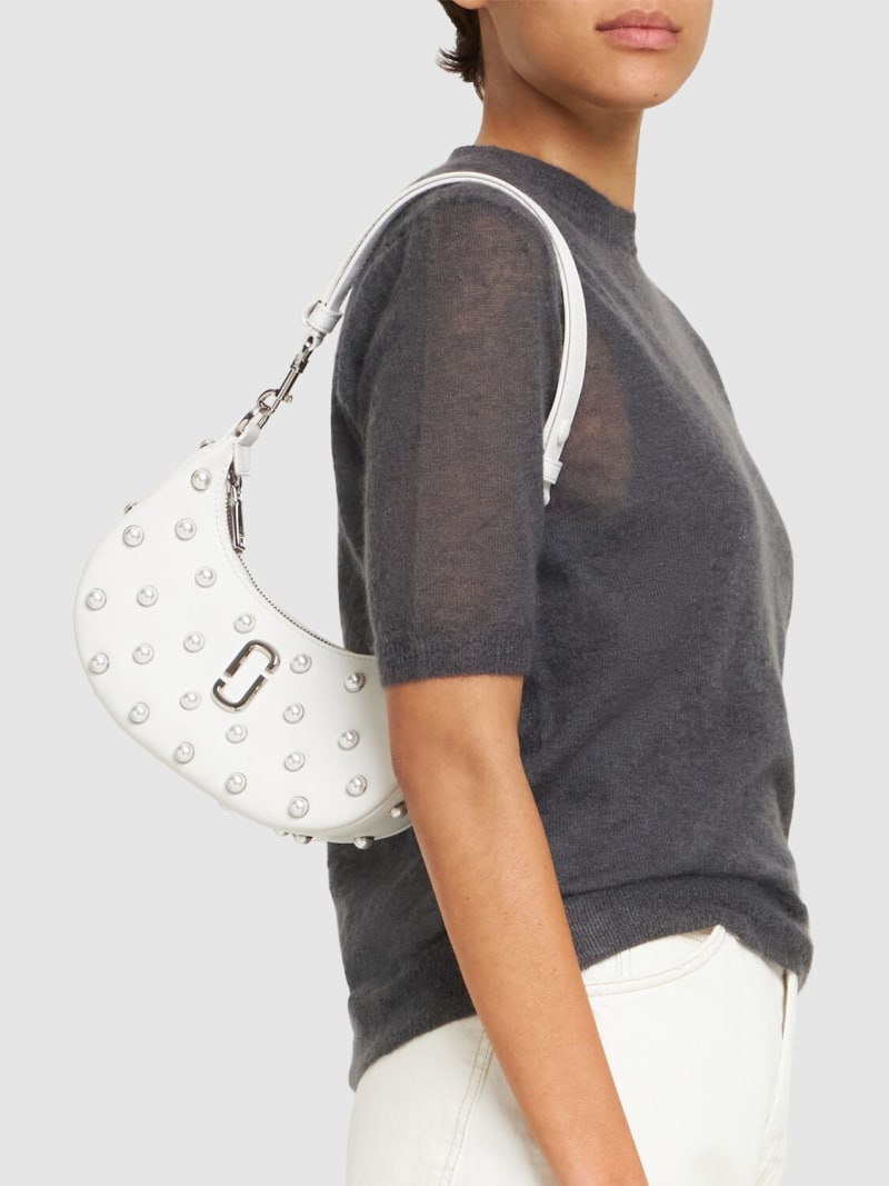 PETIT   Petit sac The Small Curve en cuir - White