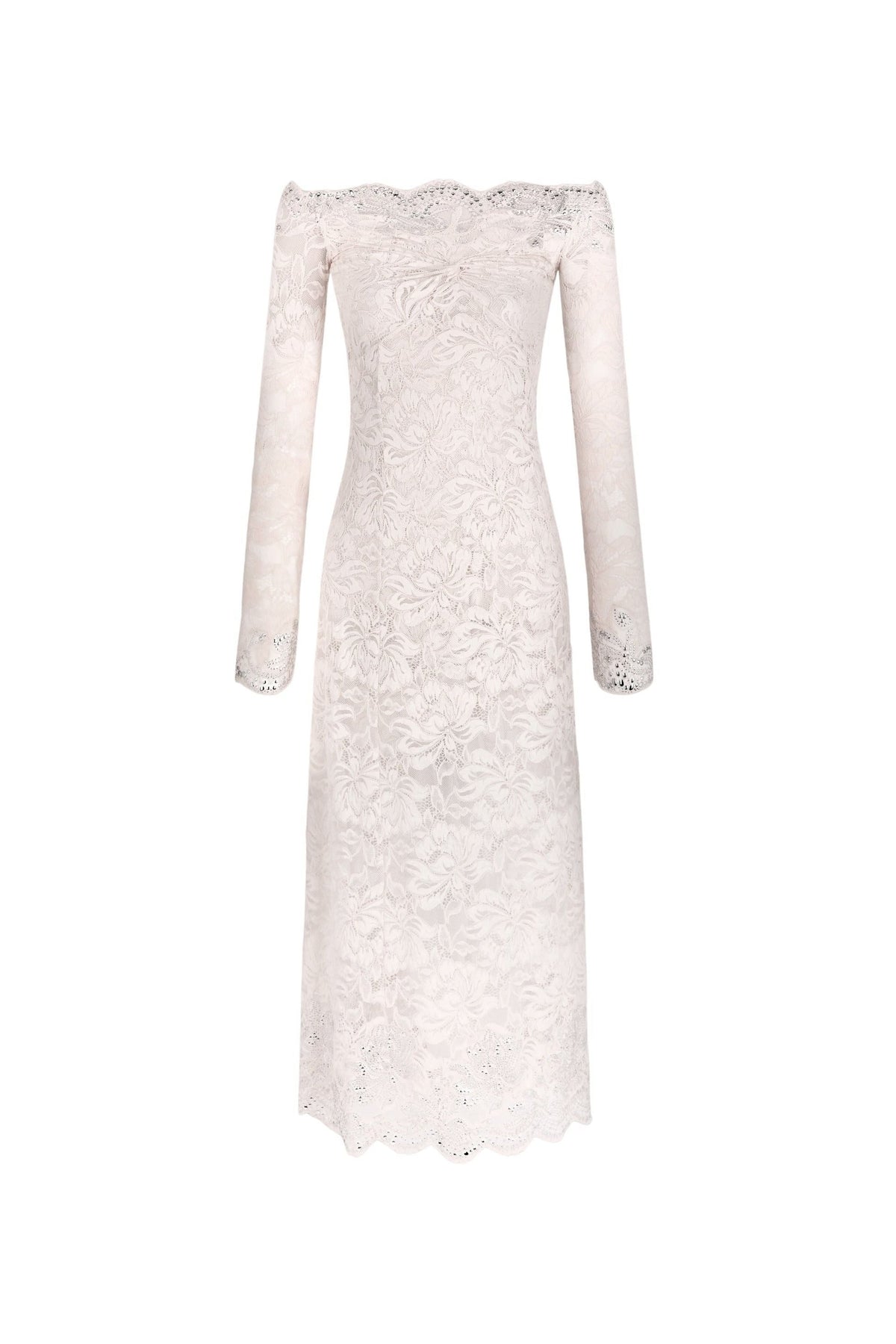 Long dress in lace