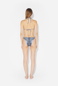 Le Bikini Dots Imprimé Noir Et Blanc - White & Grey & Black