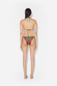 Le Bikini Dots Marron - Orange & Blue & Brown