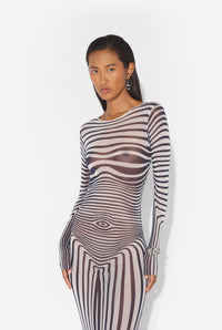 La Robe Body Morphing Marine - Ecru & Navy