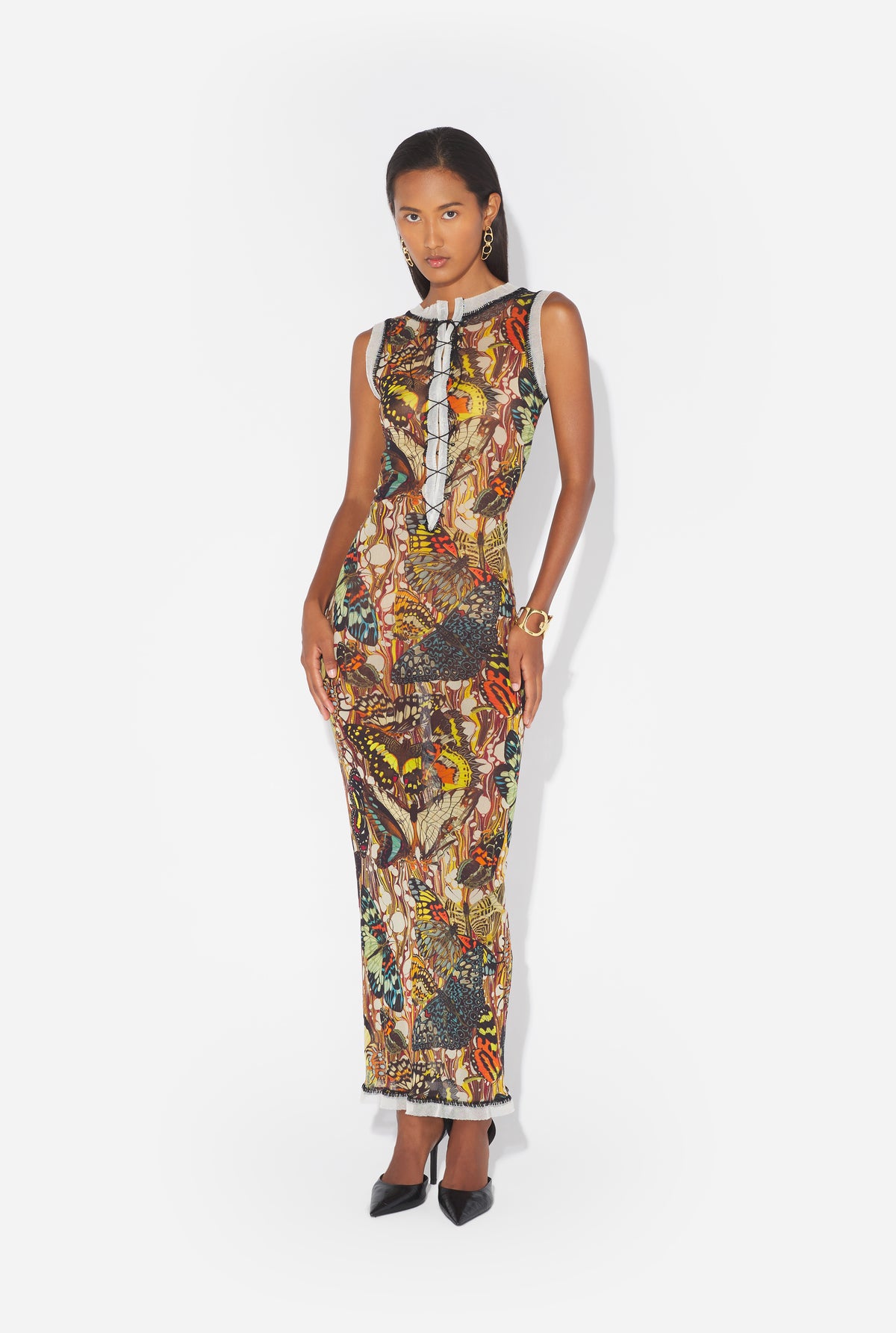 La Robe Papillon Jaune - Yellow & Multicolor