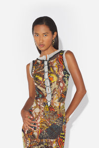 La Robe Papillon Jaune - Yellow & Multicolor