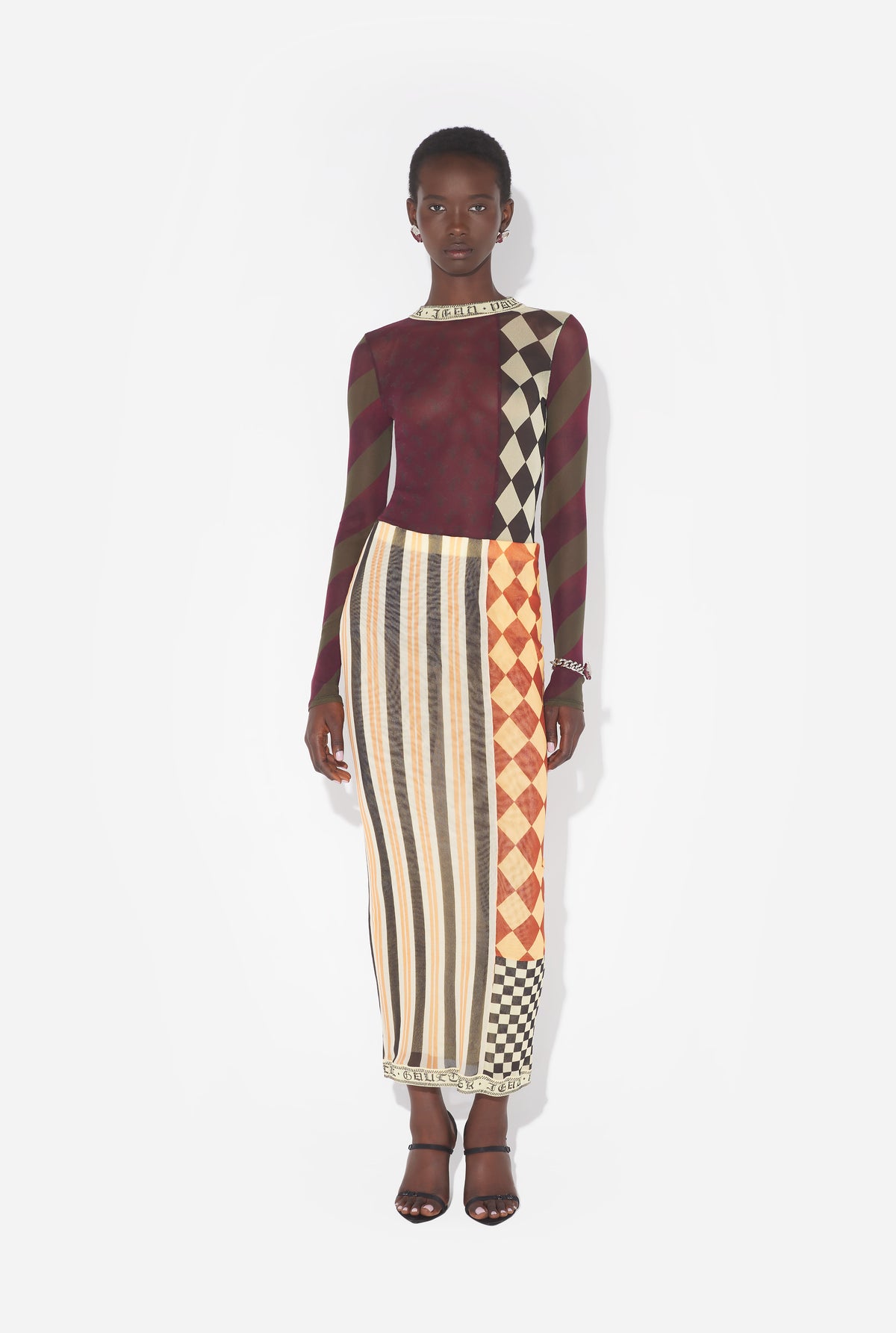 La Jupe Longue Patchwork - Multicolor