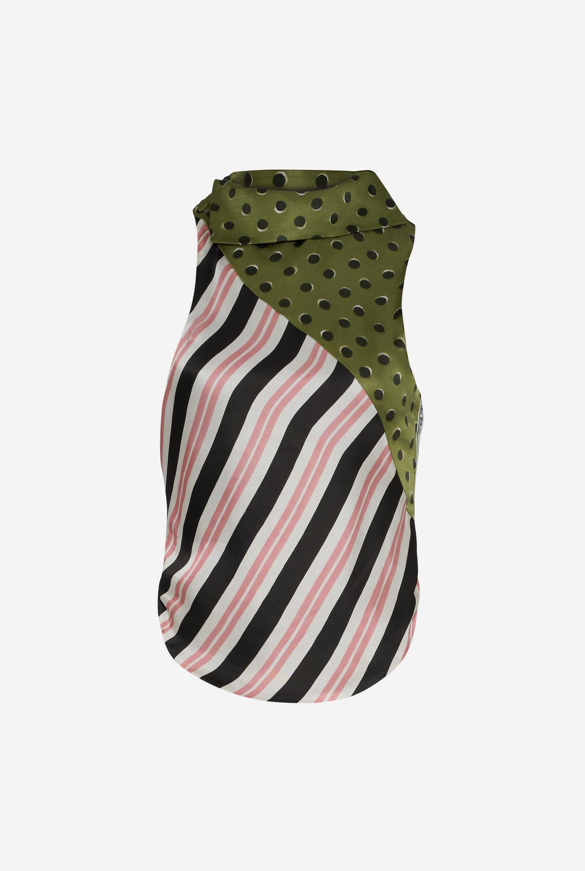 Sleeveless Top In Patchwork - Multicolor