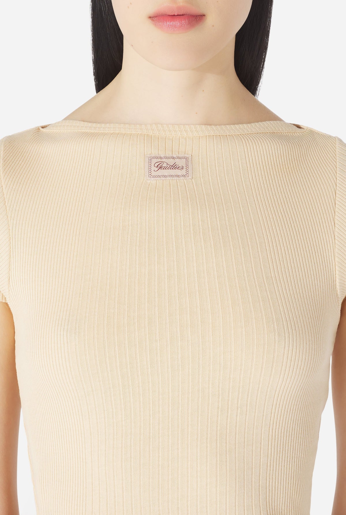 Le Top À Patch Gaultier Beige - Nude