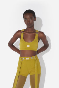 La Brassière À Patch Gaultier Verte - Green