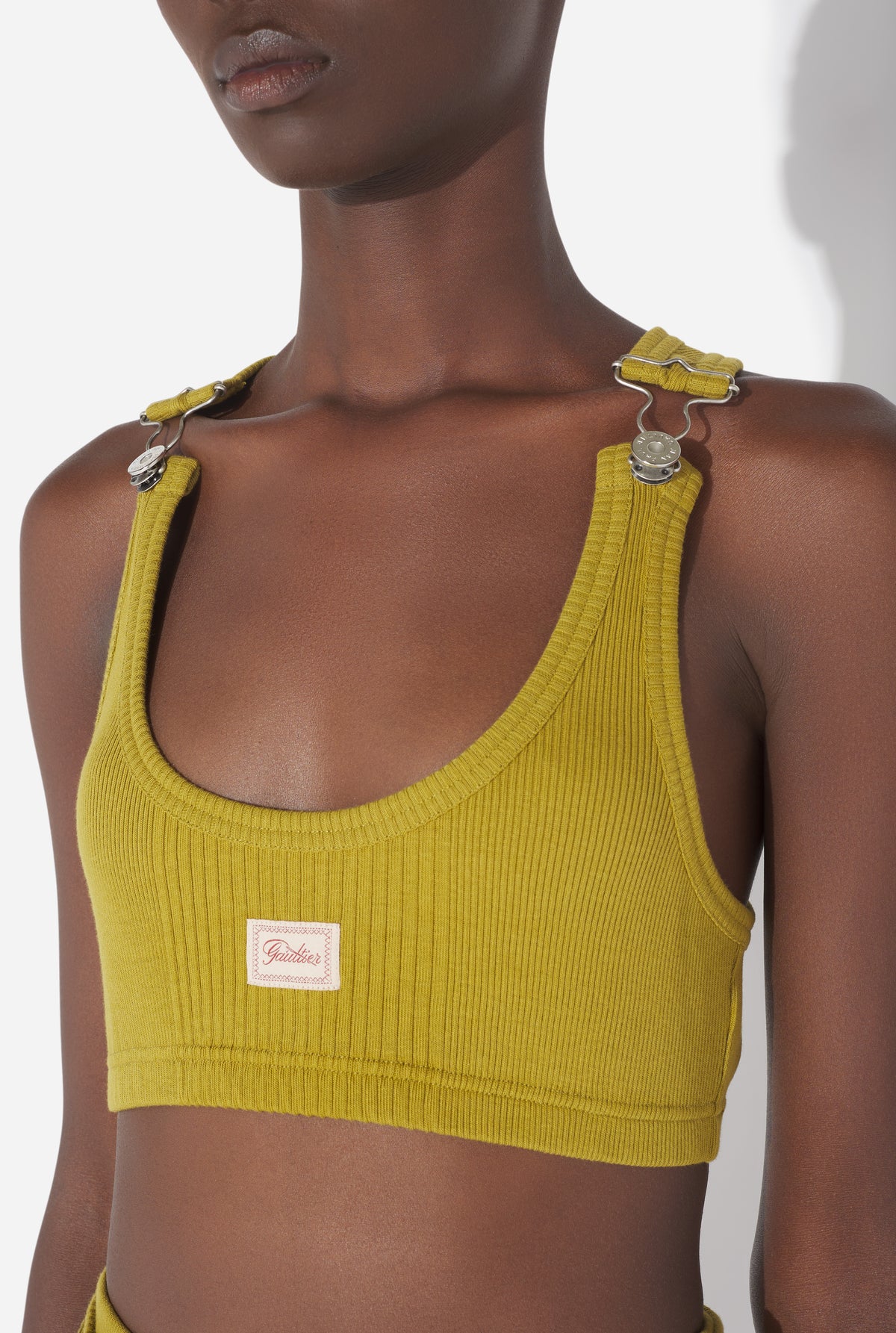 La Brassière À Patch Gaultier Verte - Green