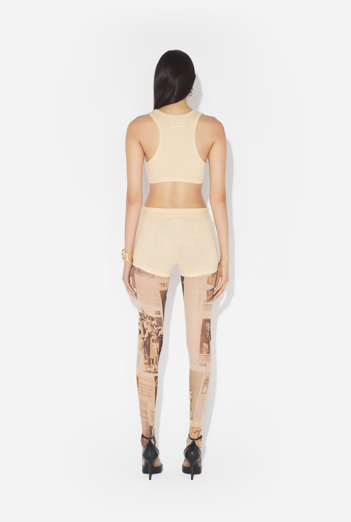La Brassière À Patch Gaultier Beige - Nude