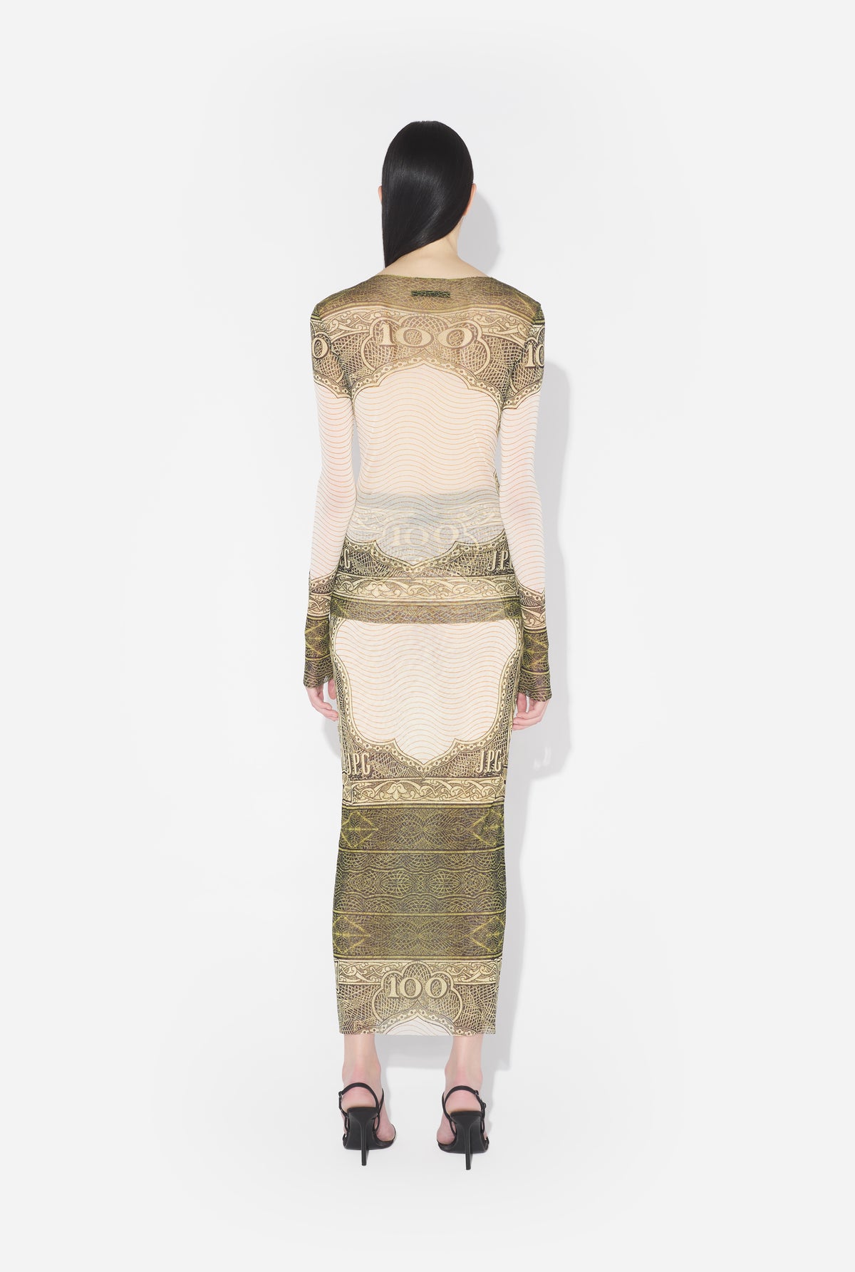 Le Top Cartouche Vert - Green & Ecru & Black & Orange