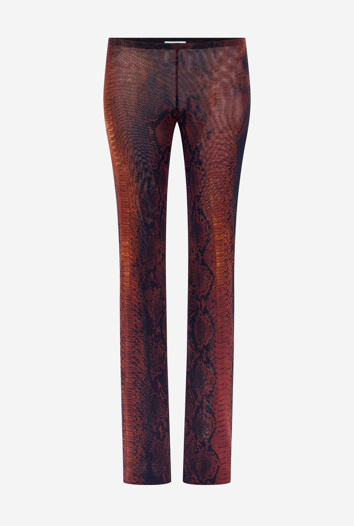 Pantalon En Tulle Imprimé "Python".
 - Brown & Black