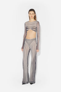 Le Pantalon Body Morphing Marine - Ecru & Navy
