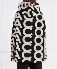 Sweat à capuche Monogram - Black & Ivory