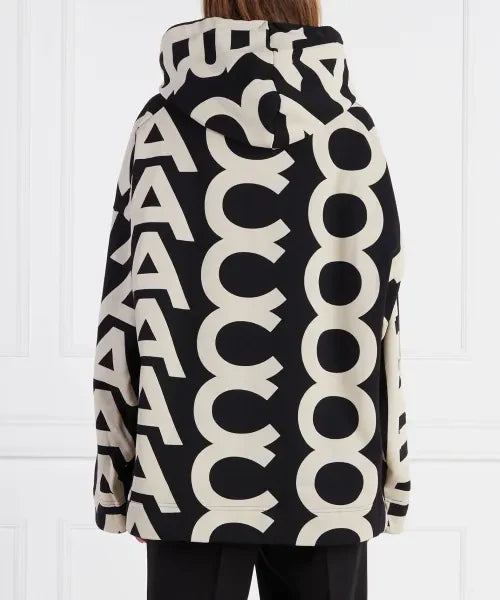 Veste à capuche Monogram - Black & Ivory