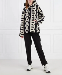 Veste à capuche Monogram - Black & Ivory