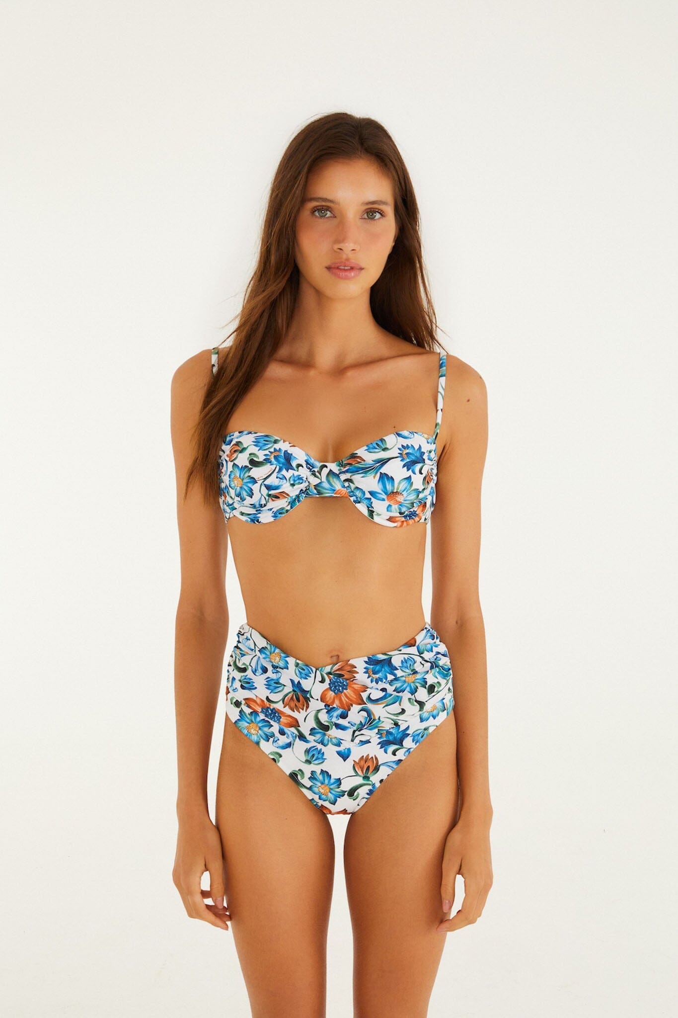 Flora Tile Off White Haut de bikini - Flora Tile Off White