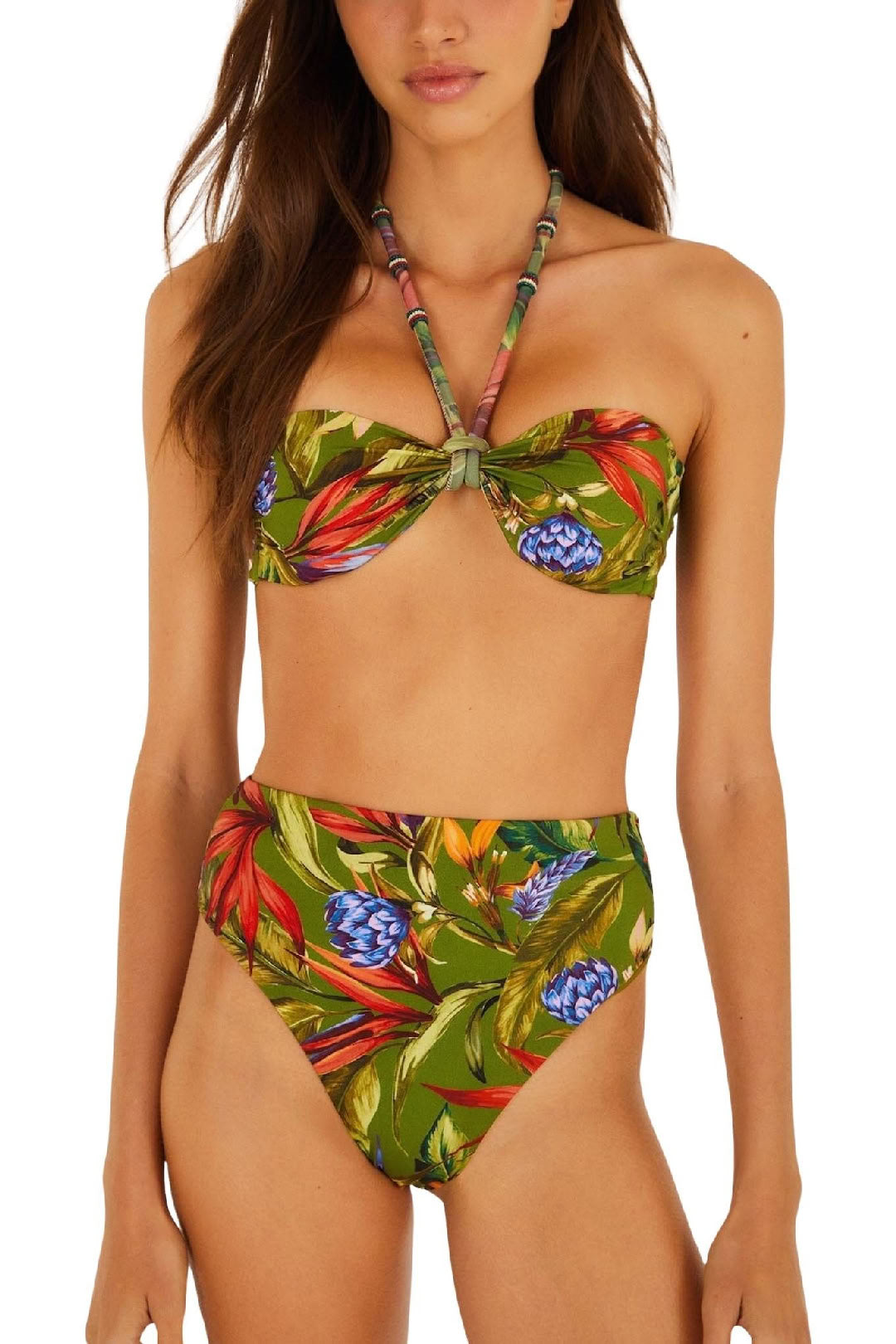 Strilitzia Dark Green Haut de bikini - Strilitzia Dark Green