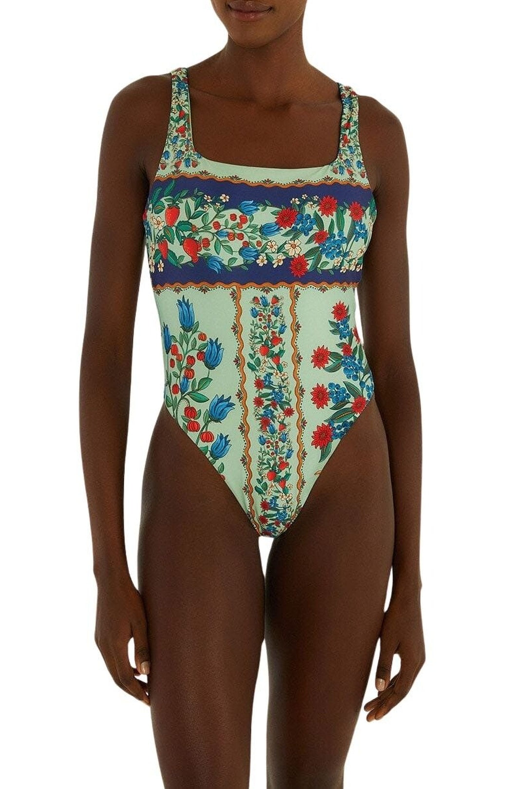Fruit Faded Green Maillot une pièce - Fruit Faded Green