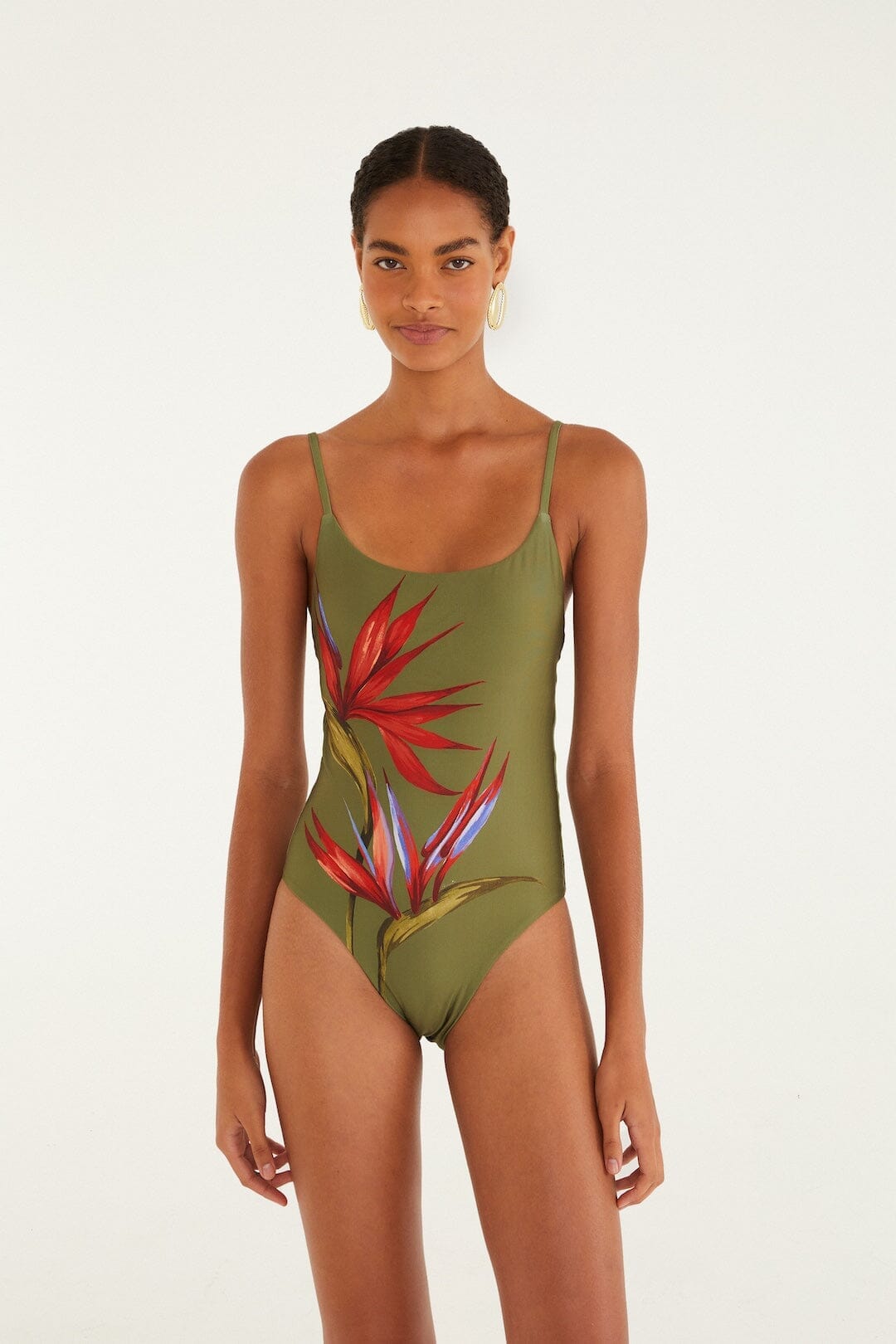 Strilitzia Dark Green Maillot une pièce - Strilitzia Dark Green